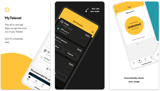 A screenshot of the current app store